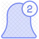 Notifications Duotone Line Icon Icon