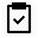 Uberprufen Korrigieren Notieren Symbol