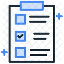 Notizblock Checkliste Liste Symbol