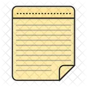 Notizblock Datei Dokument Icon