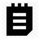 Notizblock Schreiben Pad Icon