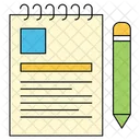 Notizblock Notizen Bleistift Icon