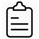 Notizen Memo Zwischenablage Icon