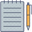 Notizblock Schreiben Schreiben Symbol