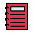 Notizblock Bildung Binder Symbol