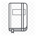 Notizblock Moleskine Tagebuch Icon