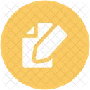 Notizblock Bleistift Schreiben Icon