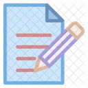 Notizblock Stift Bleistift Icon