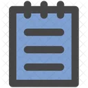 Notizbuch Steno Block Symbol