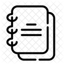 Notizbuch Papier Schreiben Symbol