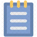 Notizbuch Steno Block Symbol