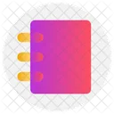 Bildung Notizbuch Notizblock Icon