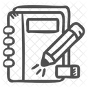 Notizbuch  Symbol