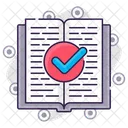 Notizen Prufen Uberprufen Buch Offnen Symbol