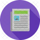 Notizie Carta Media Icon