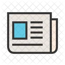 Notizie Media Carta Icon