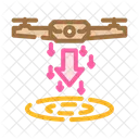 Notfall Landung Unbemannt Symbol