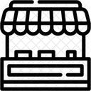 Alimentation Marche De Rue Stand De Collations Icône