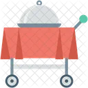 Nourriture Service Chariot Icon