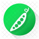 Alimentaire Pois Pod Icône