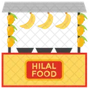 Nourriture Hilal Food Nourriture De Rue Icône