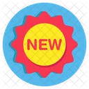 Nouveau Badge Nouvelle Etiquette Nouvel Embleme Icône