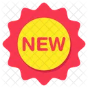 Nouveau Badge Nouvelle Etiquette Nouvel Embleme Icône