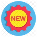 Nouveau Badge Nouvelle Etiquette Nouvel Embleme Icône