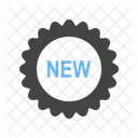 Nouveau Badge Etiquette Icône