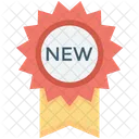 Nouveau Badge Etiquette Icône