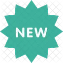 Nouveau Vert Etiquette Icône