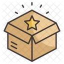 Nouveau Etiquette Badge Icône