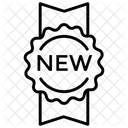 Nouveau Marque Etiquette Icône