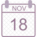 November Calendar Date Icon