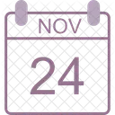 November Calendar Date Icon