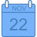 November Day Calendar Icon