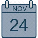 11 月、カレンダー、日付 アイコン
