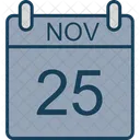 11 月、カレンダー、日付 アイコン