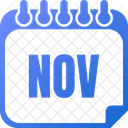 November Nov Month Of November Icon