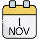 November Time Minute Icon