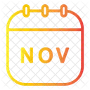 November calendar  Icon
