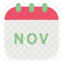 November calendar  Icon