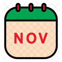 November calendar  Icon