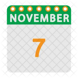 November Calendar  Icon