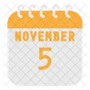 November Calendar  Icon