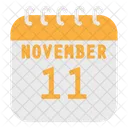 November Calendar  Icon