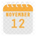 November Calendar  Icon