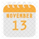 November Calendar  Icon