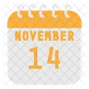 November Calendar  Icon