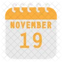 November Calendar  Icon